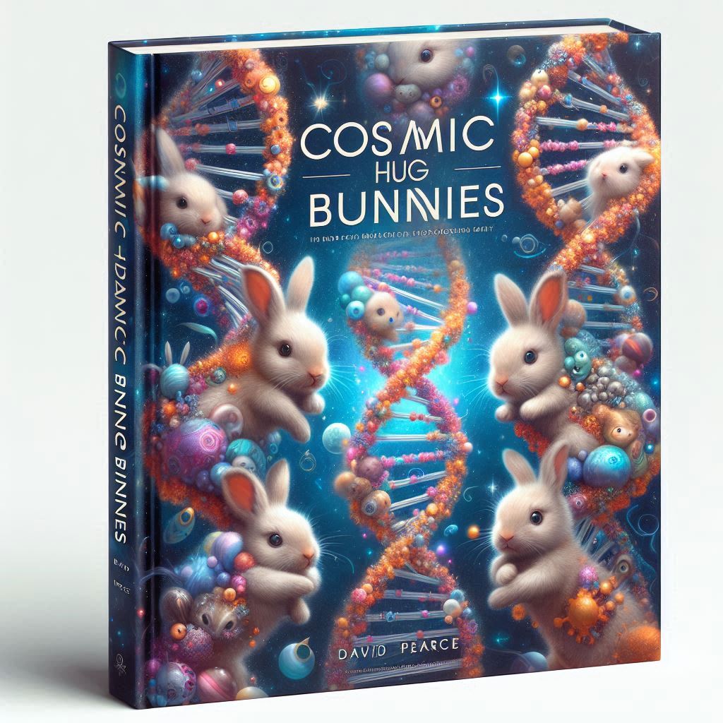 Cosmic Hug Bunnies  by David Pearce