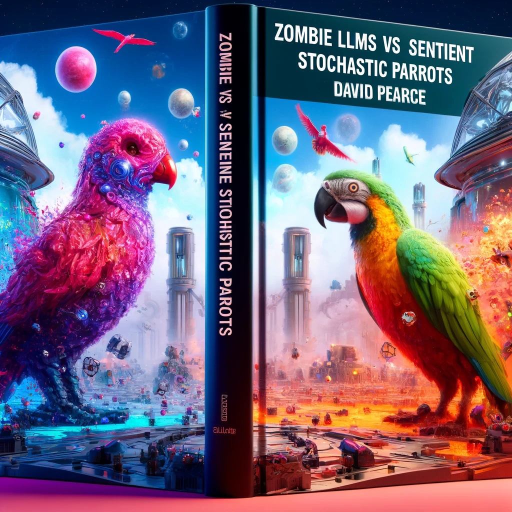 Zombie LLMs verus Sentient Stochastic Parrots by David Pearce