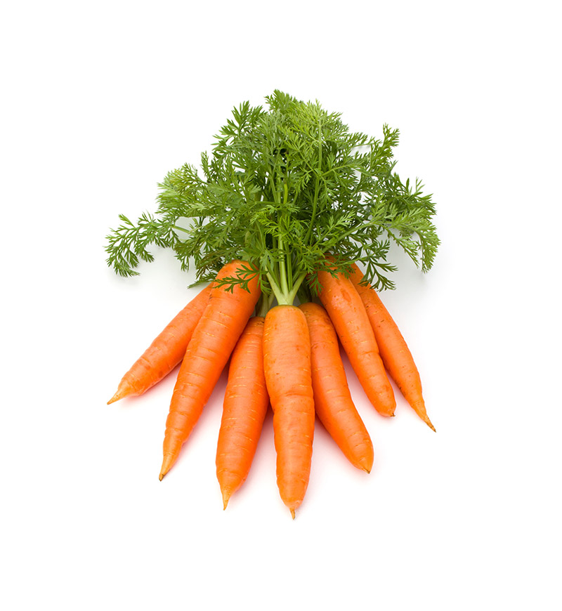 carrots of varying sizes